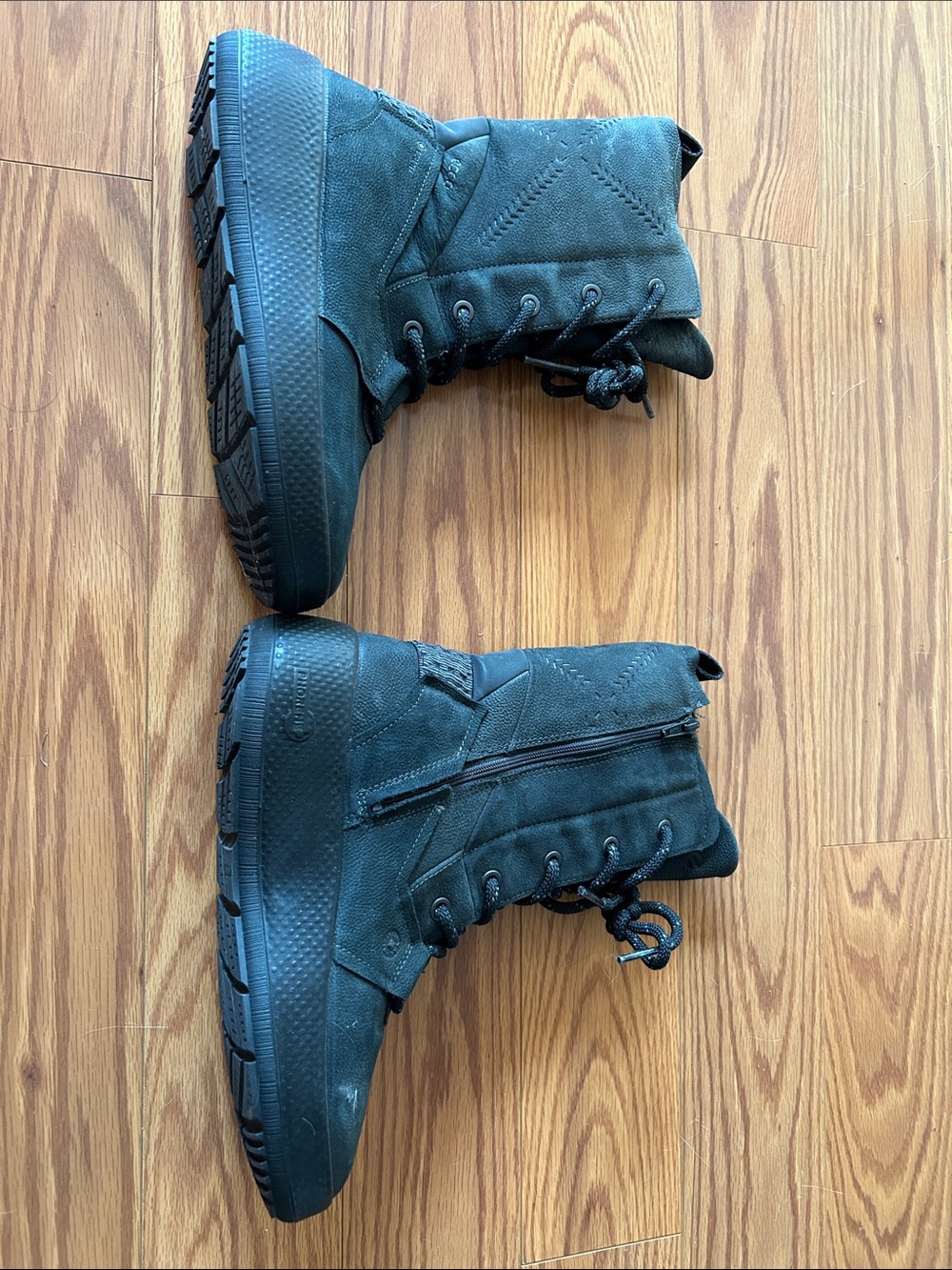 Women’s Black Tactical High-Top Boots